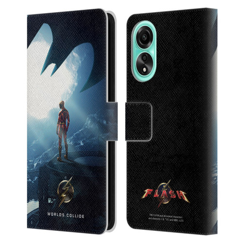 The Flash 2023 Poster Key Art Leather Book Wallet Case Cover For OPPO A78 4G