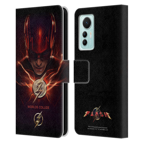 The Flash 2023 Poster Barry Allen Leather Book Wallet Case Cover For Xiaomi 12 Lite