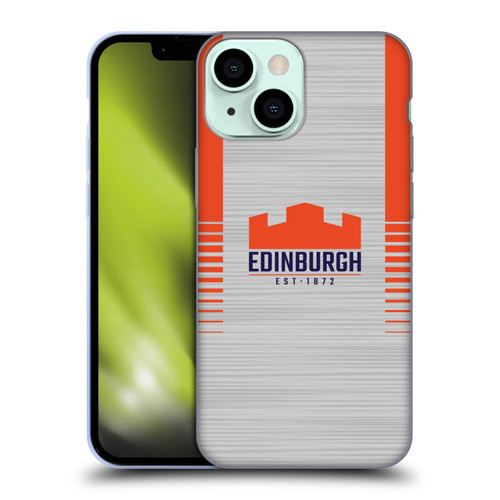 Edinburgh Rugby 2023/24 Crest Kit Away Soft Gel Case for Apple iPhone 13 Mini