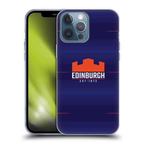 Edinburgh Rugby 2023/24 Crest Kit Home Soft Gel Case for Apple iPhone 13 Pro Max
