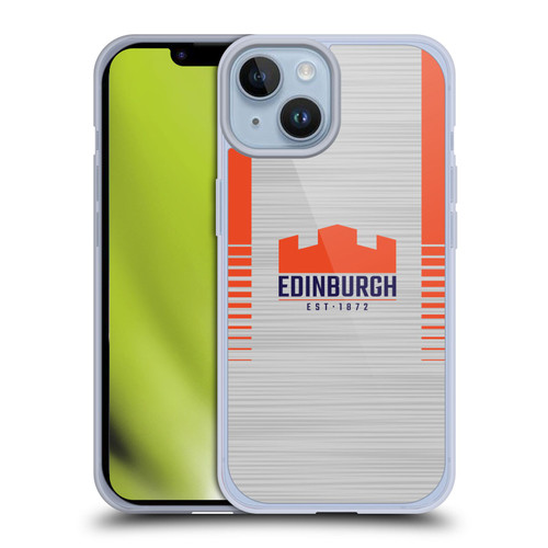 Edinburgh Rugby 2023/24 Crest Kit Away Soft Gel Case for Apple iPhone 14