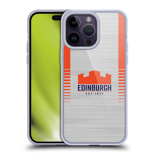 Edinburgh Rugby 2023/24 Crest Kit Away Soft Gel Case for Apple iPhone 14 Pro Max