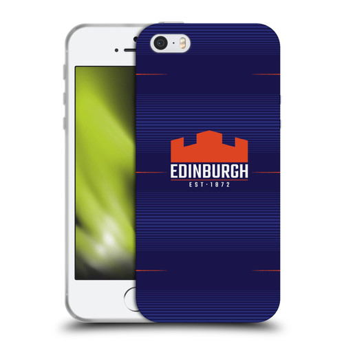 Edinburgh Rugby 2023/24 Crest Kit Home Soft Gel Case for Apple iPhone 5 / 5s / iPhone SE 2016