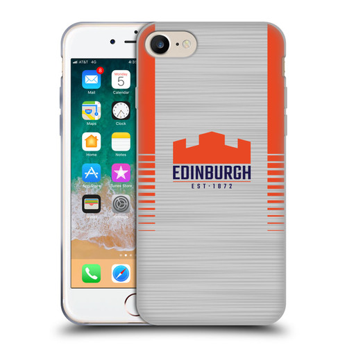 Edinburgh Rugby 2023/24 Crest Kit Away Soft Gel Case for Apple iPhone 7 / 8 / SE 2020 & 2022