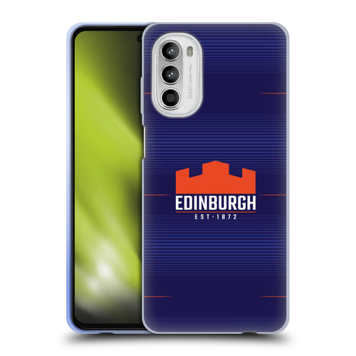 Edinburgh Rugby 2023/24 Crest Kit Home Soft Gel Case for Motorola Moto G52