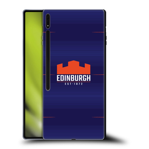 Edinburgh Rugby 2023/24 Crest Kit Home Soft Gel Case for Samsung Galaxy Tab S8 Ultra
