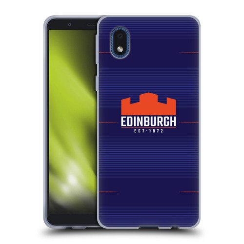 Edinburgh Rugby 2023/24 Crest Kit Home Soft Gel Case for Samsung Galaxy A01 Core (2020)