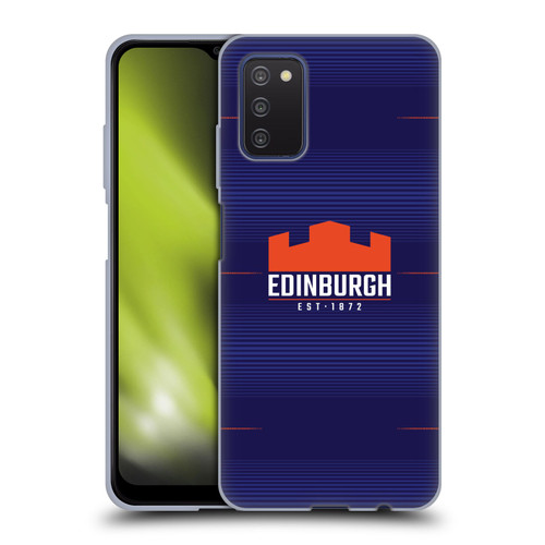 Edinburgh Rugby 2023/24 Crest Kit Home Soft Gel Case for Samsung Galaxy A03s (2021)