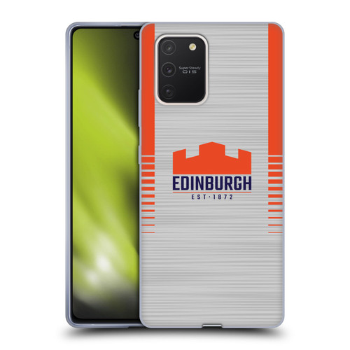 Edinburgh Rugby 2023/24 Crest Kit Away Soft Gel Case for Samsung Galaxy S10 Lite
