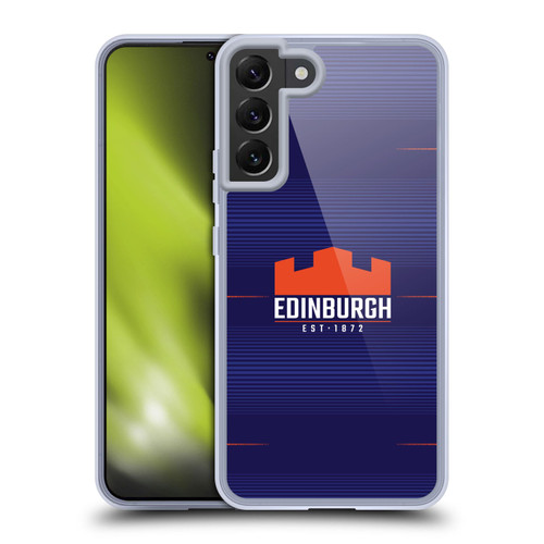 Edinburgh Rugby 2023/24 Crest Kit Home Soft Gel Case for Samsung Galaxy S22+ 5G