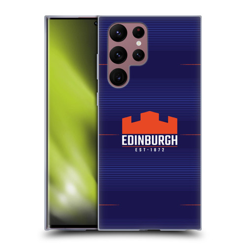 Edinburgh Rugby 2023/24 Crest Kit Home Soft Gel Case for Samsung Galaxy S22 Ultra 5G