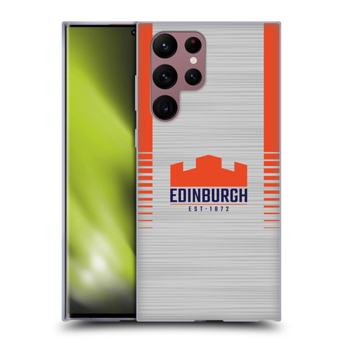Edinburgh Rugby 2023/24 Crest Kit Away Soft Gel Case for Samsung Galaxy S22 Ultra 5G
