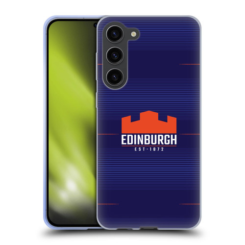 Edinburgh Rugby 2023/24 Crest Kit Home Soft Gel Case for Samsung Galaxy S23+ 5G