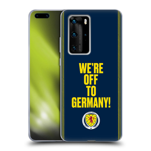 Scotland National Football Team Graphics We're Off To Germany Soft Gel Case for Huawei P40 Pro / P40 Pro Plus 5G