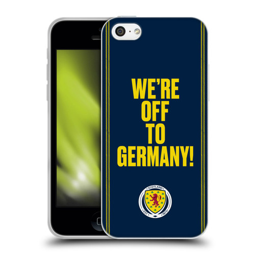 Scotland National Football Team Graphics We're Off To Germany Soft Gel Case for Apple iPhone 5c