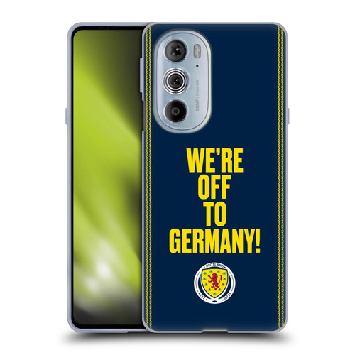 Scotland National Football Team Graphics We're Off To Germany Soft Gel Case for Motorola Edge X30