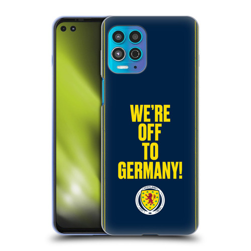 Scotland National Football Team Graphics We're Off To Germany Soft Gel Case for Motorola Moto G100