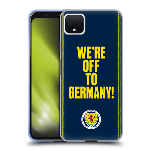 Scotland National Football Team Graphics We're Off To Germany Soft Gel Case for Google Pixel 4 XL