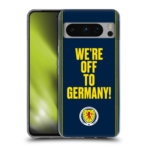 Scotland National Football Team Graphics We're Off To Germany Soft Gel Case for Google Pixel 8 Pro