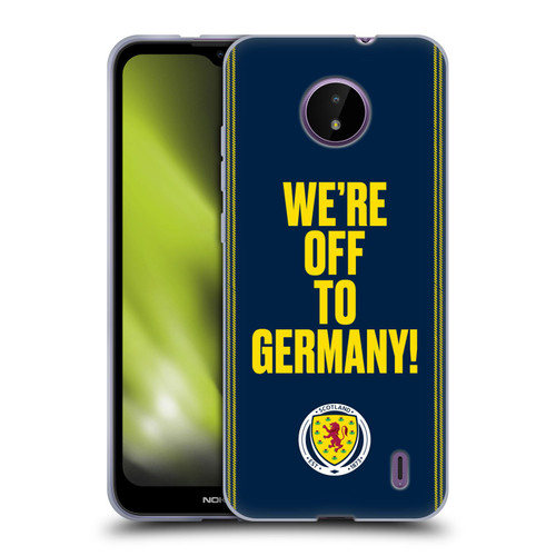 Scotland National Football Team Graphics We're Off To Germany Soft Gel Case for Nokia C10 / C20