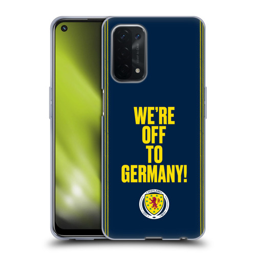 Scotland National Football Team Graphics We're Off To Germany Soft Gel Case for OPPO A54 5G