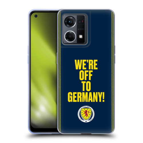 Scotland National Football Team Graphics We're Off To Germany Soft Gel Case for OPPO Reno8 4G