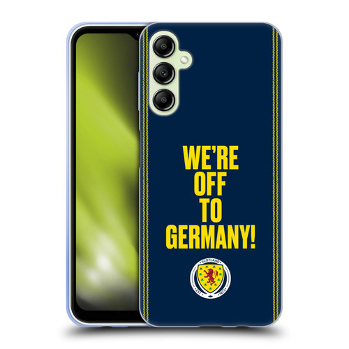 Scotland National Football Team Graphics We're Off To Germany Soft Gel Case for Samsung Galaxy A14 5G