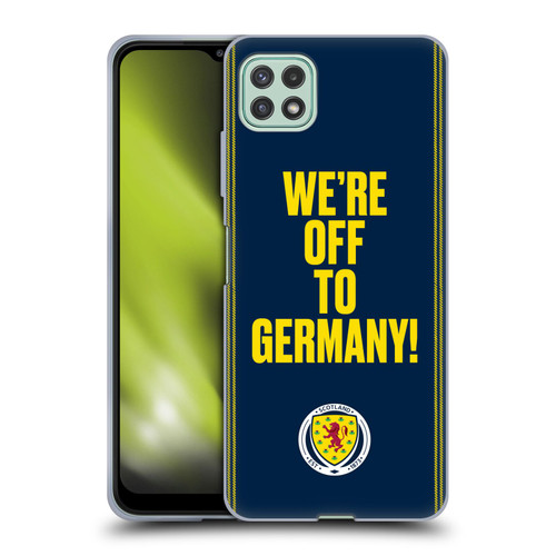 Scotland National Football Team Graphics We're Off To Germany Soft Gel Case for Samsung Galaxy A22 5G / F42 5G (2021)