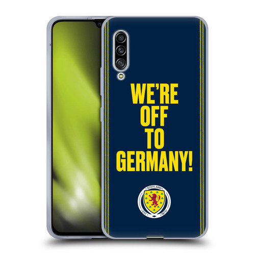 Scotland National Football Team Graphics We're Off To Germany Soft Gel Case for Samsung Galaxy A90 5G (2019)