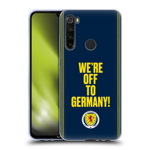 Scotland National Football Team Graphics We're Off To Germany Soft Gel Case for Xiaomi Redmi Note 8T