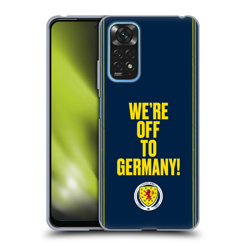 Scotland National Football Team Graphics We're Off To Germany Soft Gel Case for Xiaomi Redmi Note 11 / Redmi Note 11S