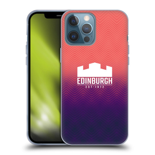 Edinburgh Rugby Graphic Art Training Soft Gel Case for Apple iPhone 13 Pro Max