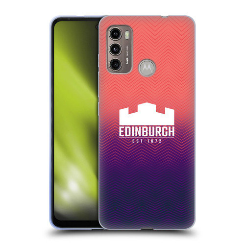 Edinburgh Rugby Graphic Art Training Soft Gel Case for Motorola Moto G60 / Moto G40 Fusion