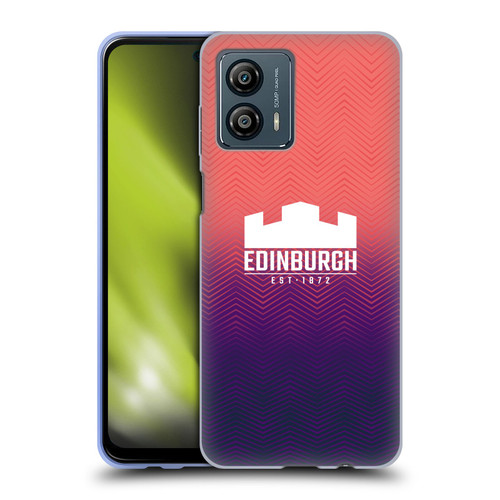 Edinburgh Rugby Graphic Art Training Soft Gel Case for Motorola Moto G53 5G
