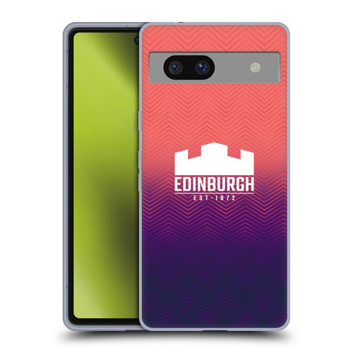 Edinburgh Rugby Graphic Art Training Soft Gel Case for Google Pixel 7a