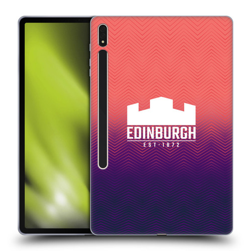 Edinburgh Rugby Graphic Art Training Soft Gel Case for Samsung Galaxy Tab S8 Plus
