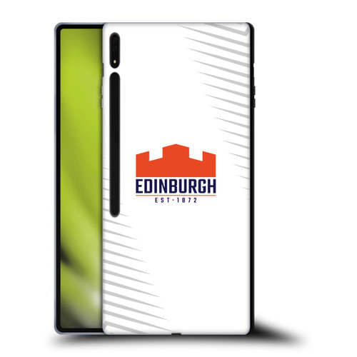 Edinburgh Rugby Graphic Art White Logo Soft Gel Case for Samsung Galaxy Tab S8 Ultra