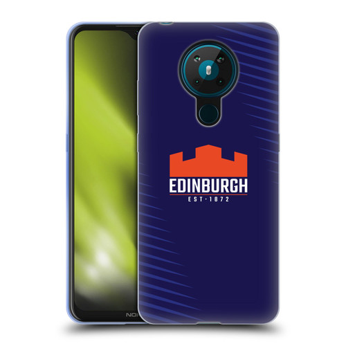 Edinburgh Rugby Graphic Art Blue Logo Soft Gel Case for Nokia 5.3