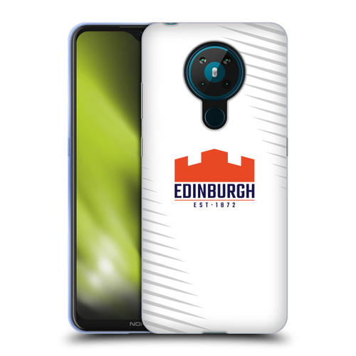 Edinburgh Rugby Graphic Art White Logo Soft Gel Case for Nokia 5.3
