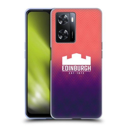 Edinburgh Rugby Graphic Art Training Soft Gel Case for OPPO A57s