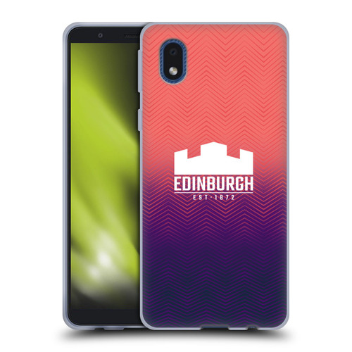 Edinburgh Rugby Graphic Art Training Soft Gel Case for Samsung Galaxy A01 Core (2020)