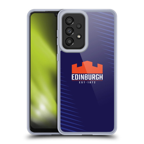 Edinburgh Rugby Graphic Art Blue Logo Soft Gel Case for Samsung Galaxy A33 5G (2022)