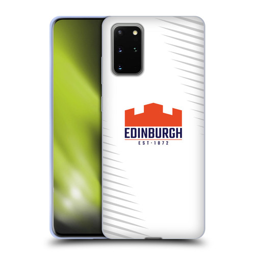 Edinburgh Rugby Graphic Art White Logo Soft Gel Case for Samsung Galaxy S20+ / S20+ 5G