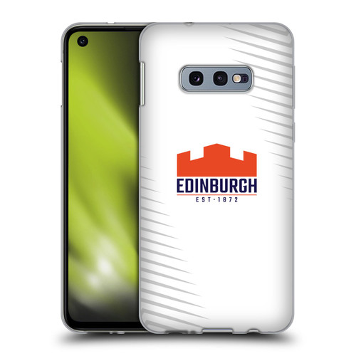 Edinburgh Rugby Graphic Art White Logo Soft Gel Case for Samsung Galaxy S10e