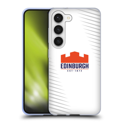 Edinburgh Rugby Graphic Art White Logo Soft Gel Case for Samsung Galaxy S23 5G