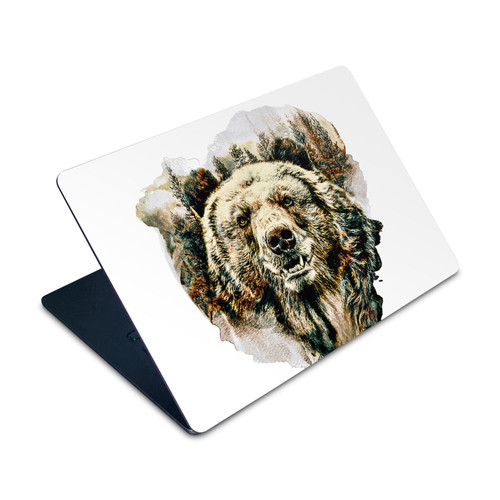 Riza Peker Animals Bear Vinyl Sticker Skin Decal Cover for Apple MacBook Air 15" M2/A3448 2023/2026