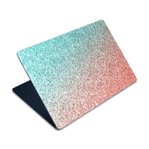 PLdesign Sparkly Coral Coral Pink Viridian Green Vinyl Sticker Skin Decal Cover for Apple MacBook Air 15" M2 2023 