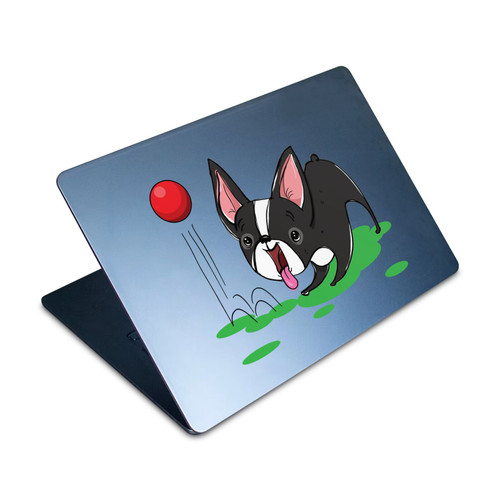 Grace Illustration Dogs Boston Terrier Vinyl Sticker Skin Decal Cover for Apple MacBook Air 15" M2 2023 
