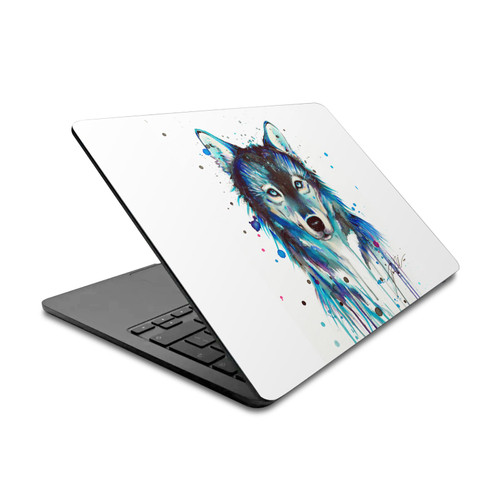 Pixie Cold Animals Ice Wolf Vinyl Sticker Skin Decal Cover for Apple MacBook Air 13.6" A2681 (2022)
