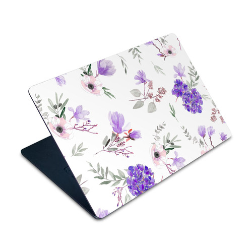 Anis Illustration Flower Pattern 3 Blue Pattern Vinyl Sticker Skin Decal Cover for Apple MacBook Air 15" M2 2023 